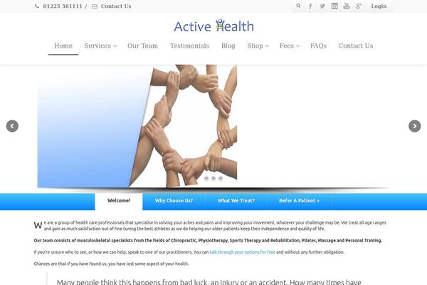 Envision theme site design template sample