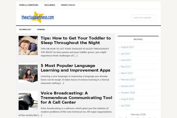 News Pro theme site design template sample