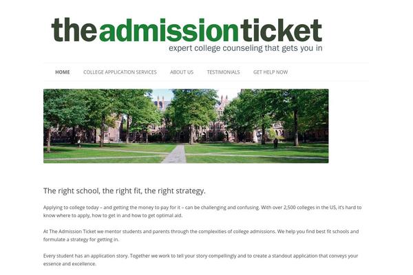 theadmissionticket.com site used Mytwentytwelvechild