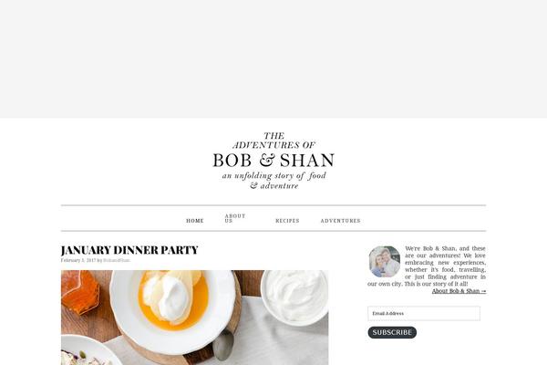 Foodie Pro theme site design template sample