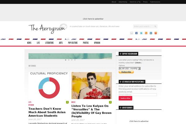 Site using Lightweight Social Icons plugin