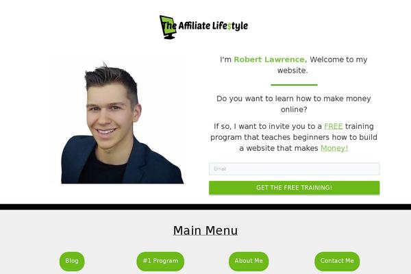 theaffiliatelifestyle.com site used RedWaves Lite