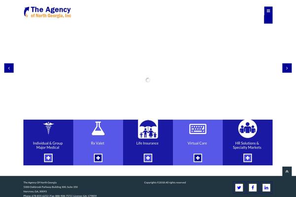 Ang theme site design template sample