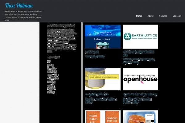 theahillman.com site used Stilo