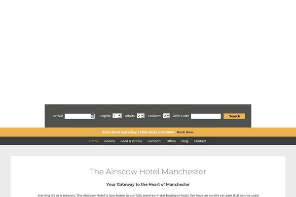 U Design Child theme site design template sample