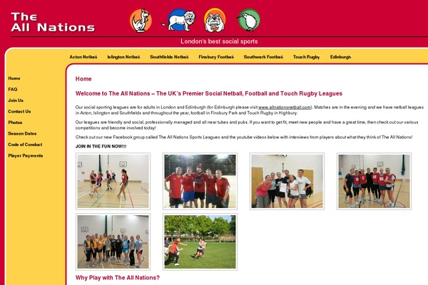 Sport theme site design template sample