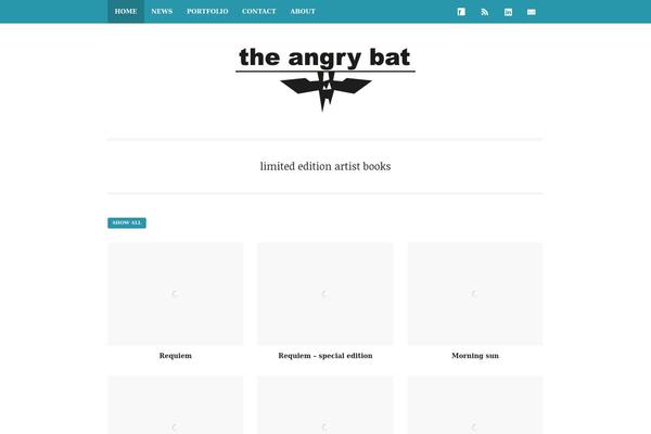 theangrybat.com site used Notio-wp