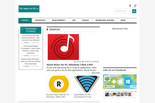 Specia theme site design template sample