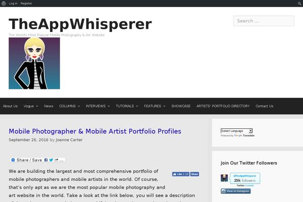 Site using TLP Portfolio plugin