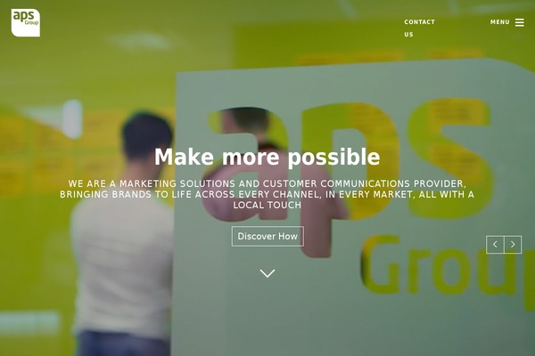Aps theme site design template sample