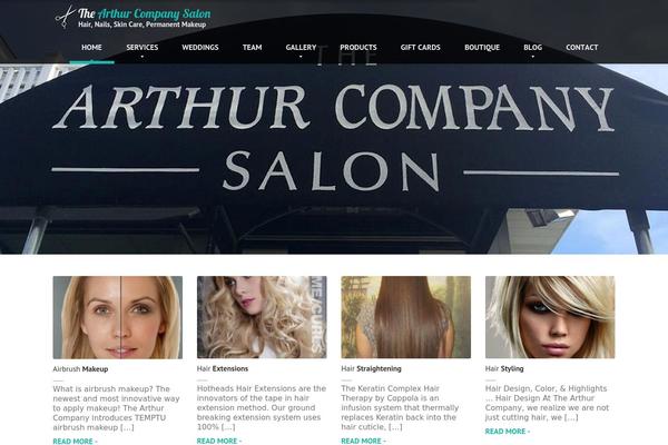 HairPress theme site design template sample