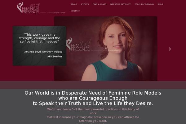 theartoffemininepresence.com site used Afp