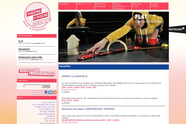 Site using Events Maker by dFactory plugin