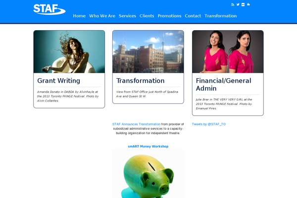 STAF theme websites examples