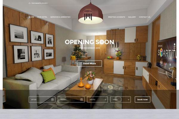 Site using Gdlr-hotel plugin