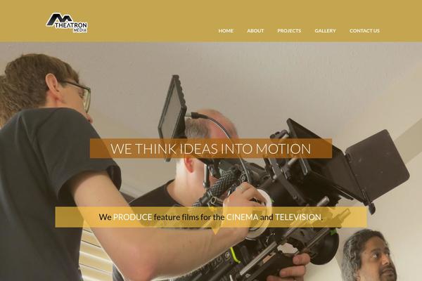 Cinerama theme site design template sample