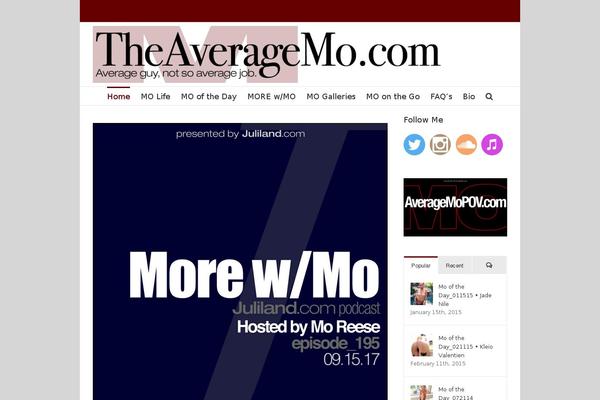 Site using Simple Follow Me Social Buttons Widget plugin