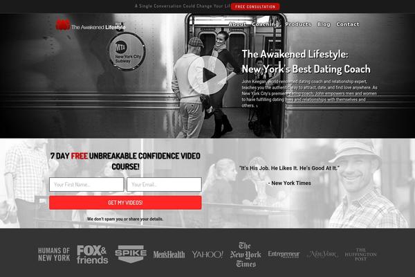 theawakenedlifestyle.com site used Astra-ydg-child