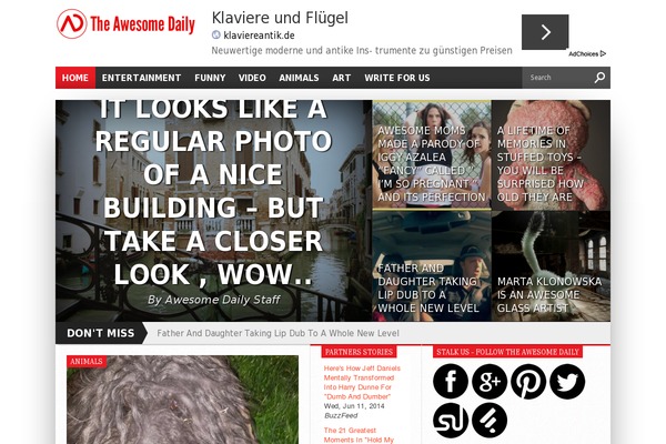 Site using Jnews-social-share plugin