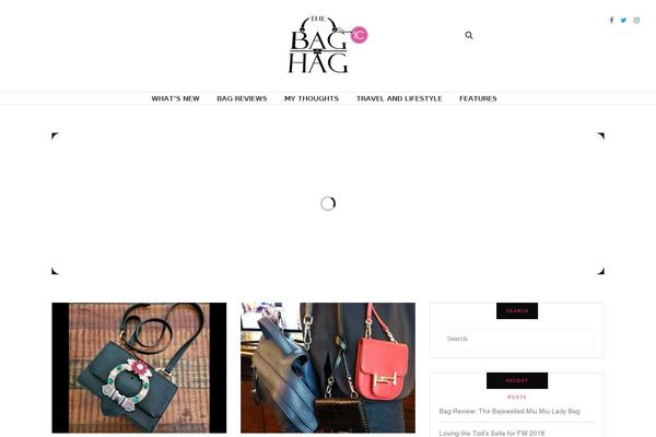 thebaghagdiaries.com site used Thebaghag-wp