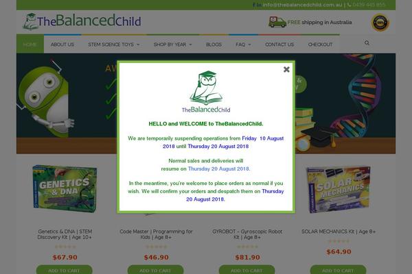 thebalancedchild.com.au site used Mts_ecommerce