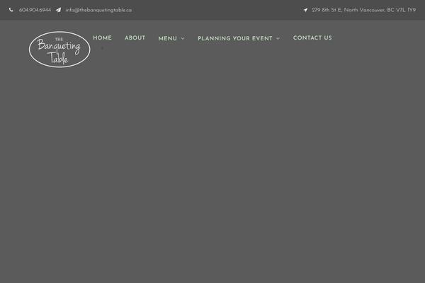 Infinite theme site design template sample