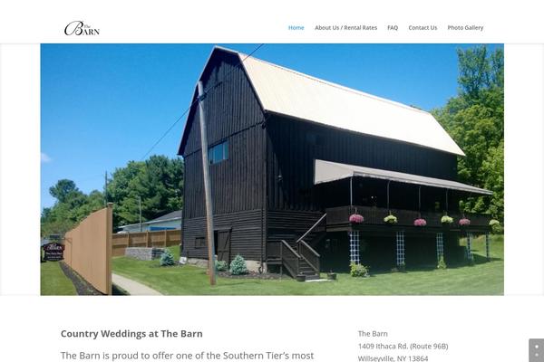 Divi Child theme site design template sample