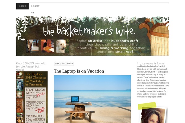 Wisteria theme site design template sample