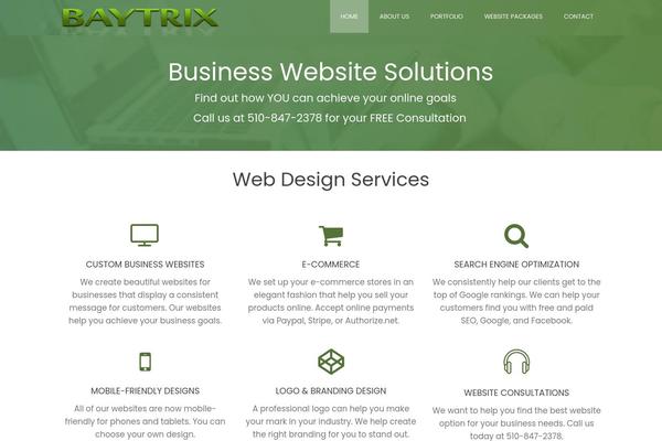 Daylight theme site design template sample