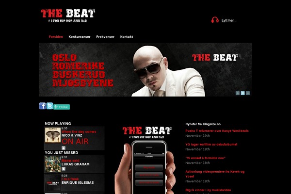 Site using Ditty-twitter-ticker plugin