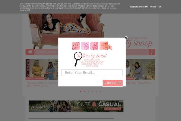 Gonzo theme site design template sample