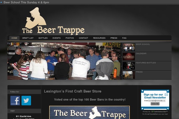 Site using News Bar Plus plugin