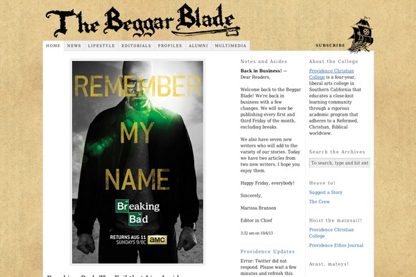BadJohnny theme site design template sample