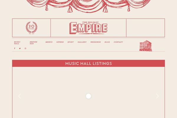 X Child theme site design template sample