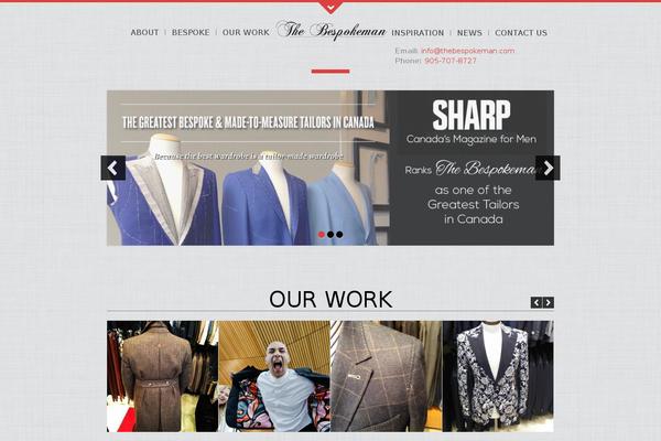 thebespokeman.com site used Queed