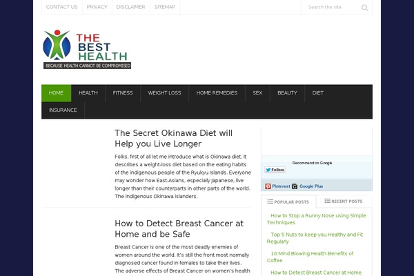 thebesthealth.org site used 1page-wp