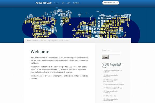 Explorable theme site design template sample
