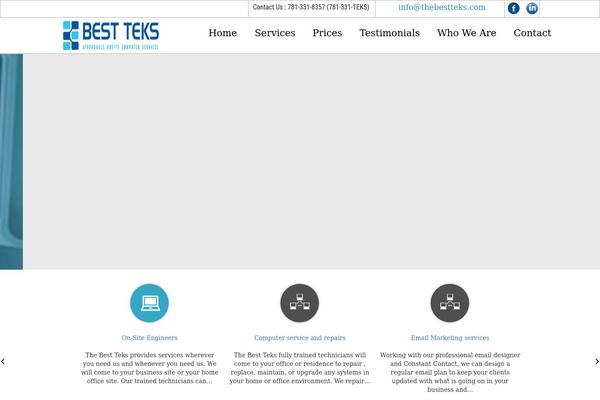 Site using GS Testimonial Slider plugin
