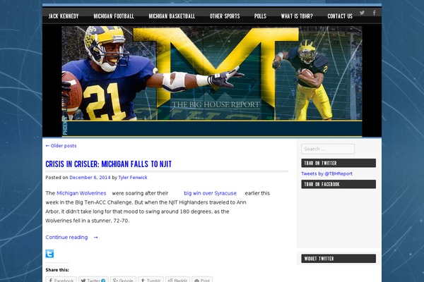 Default Mag theme site design template sample