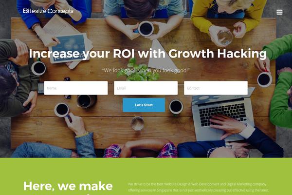 bitesize theme websites examples