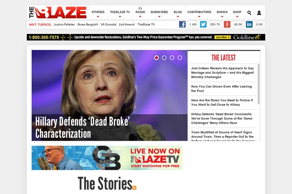 TheBlaze theme websites examples