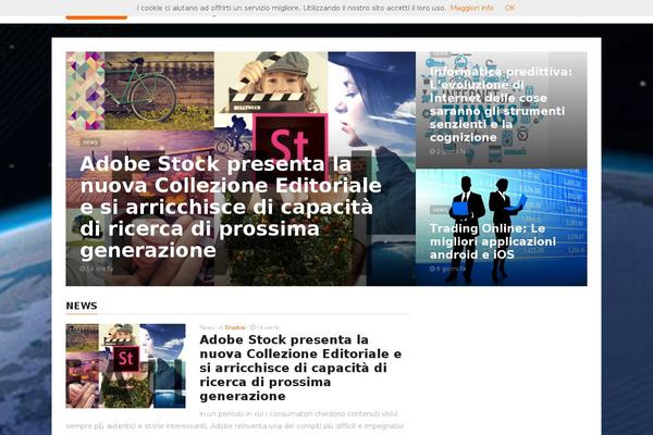 Admag theme site design template sample