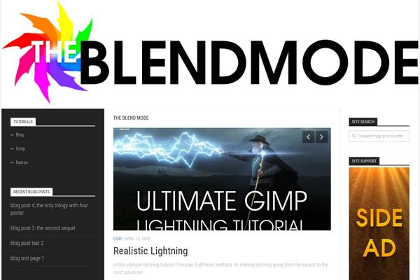 Kontrast theme site design template sample