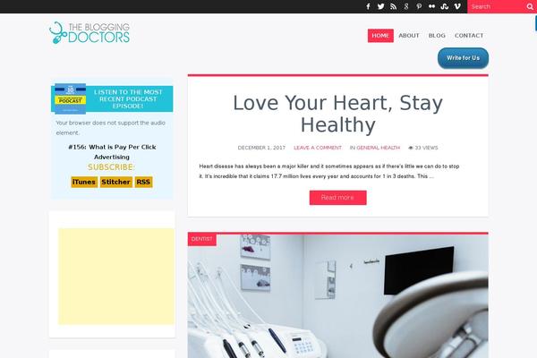 Hooray theme site design template sample