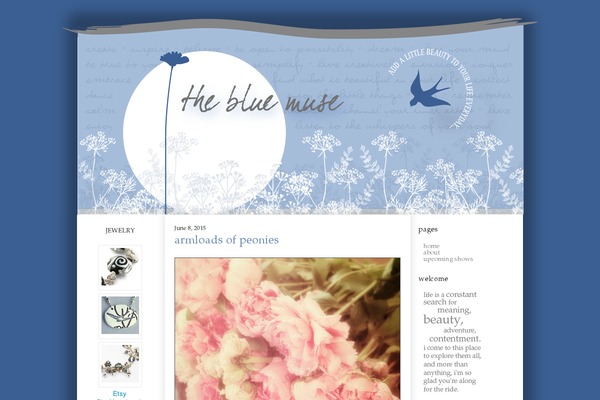 Fleur theme site design template sample
