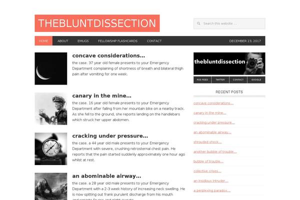 thebluntdissection.org site used Metro Pro