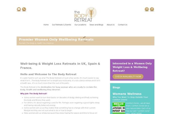 thebodyretreat.co.uk site used Bop-bodyretreat