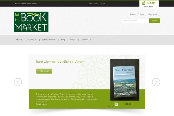 Book Store theme site design template sample