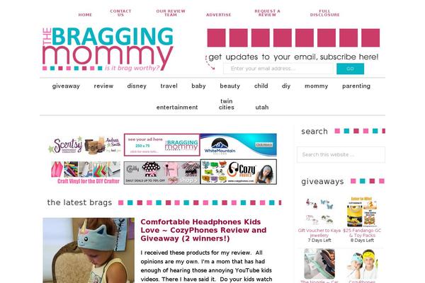 thebraggingmommy.com site used The-bragging-mommy