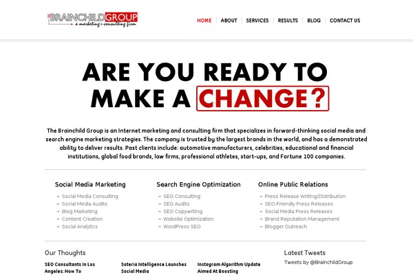 Cortex theme site design template sample